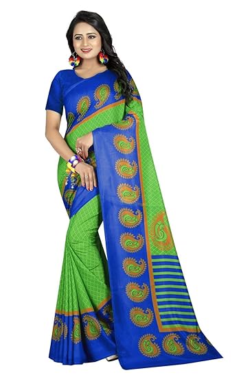 Navabi Export Women Silk Saree With Blouse Piece (FWS1950)