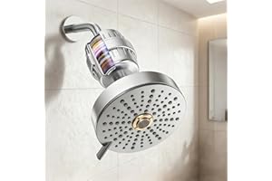 20-Stage High Output Revitalizing Shower Filter - Reduces Dry Itchy Skin, Dandruff, Eczema, and Dramatically Improves The Con