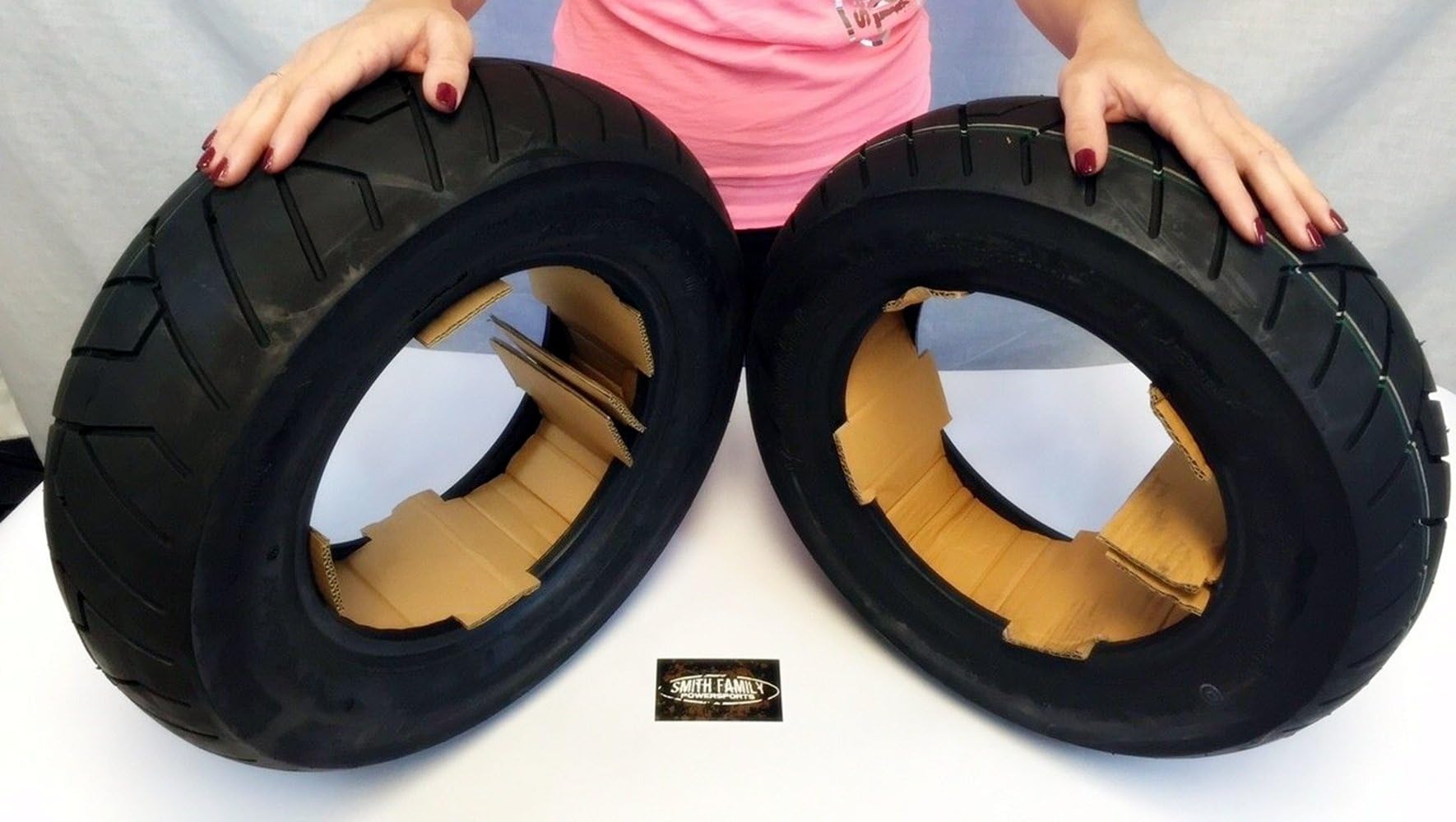 Vee Rubber YAMAHA ZUMA SCOOTER TIRE SET 1 Front 120/90-10 1 Rear 130/90-10