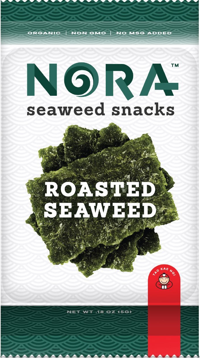 NORA Tempura Seaweed Spicy Premium Seaweed Snack (12 count, 45g pack) Grocery