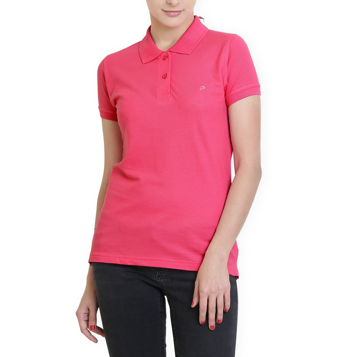 polo nation women solid cotton polo t-shirt pack of 3