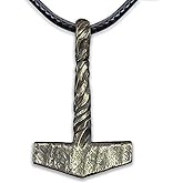 Baldur Jewelry - Thors Hammer Necklace Pendant Mjölnir - Viking Norse Thor Hammer Pendant Viking Jewelry - Thor Necklace - Thor Gifts for Men - Viking Necklace for Men