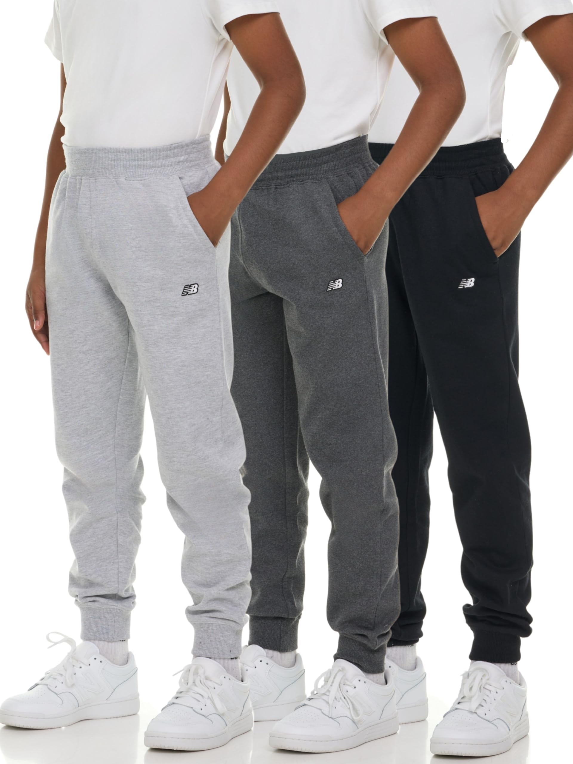 New Balance Boys Fleece Jogger 3 Pack – Kids Soft