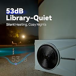 Aquastrong Inverter Swimming Pool Heat Pump, 75,000