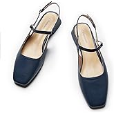 C.Paravano Slingback Flats | Slingback Sandals for Women | Sandals Flats | Adjustable Ankle Strap Shoes