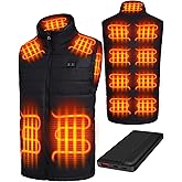 Deceny CB Heated Vest for Men Women, Heated Vest with Battery Pack Rechargeable Electric Heated Body Warmer for Outdoor