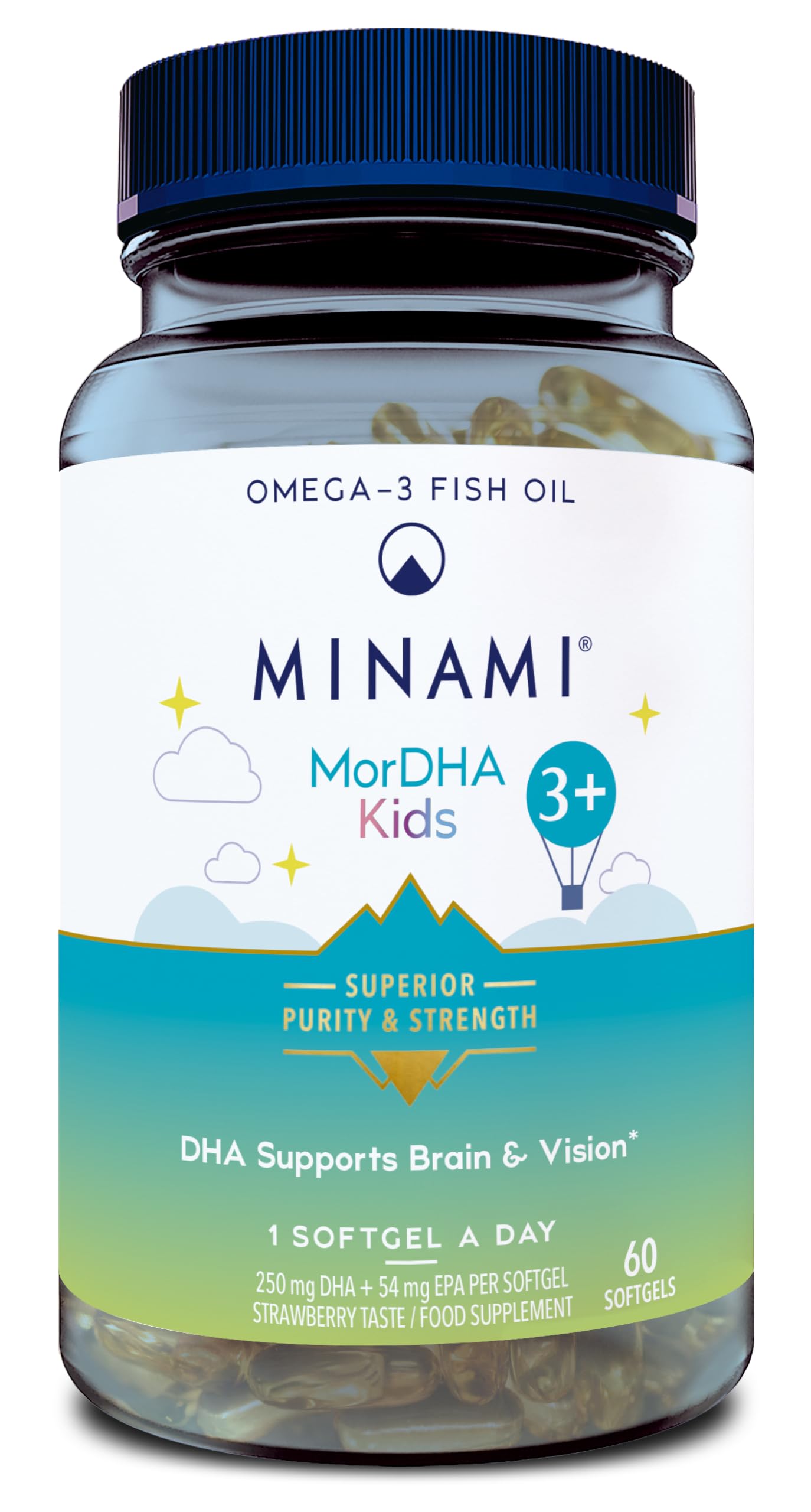 MINAM - MorDHA Kids 3+ - 60 Softgels