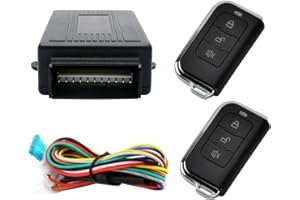 MASO Auto Remote Central Kit Universal Car Door Lock with Contorl Box + 2 Replacement Remote Contorl for Car Central Lock