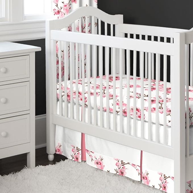 cherry blossom baby bedding