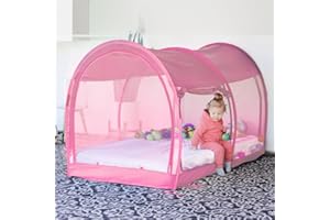 LEEDOR Bed Tent Dream Tents Bed Canopy Shelter Cabin Indoor Privacy Warm Breathable Pop Up Twin Size for Kids and Adult Patent Pending(Mattress Not Included)