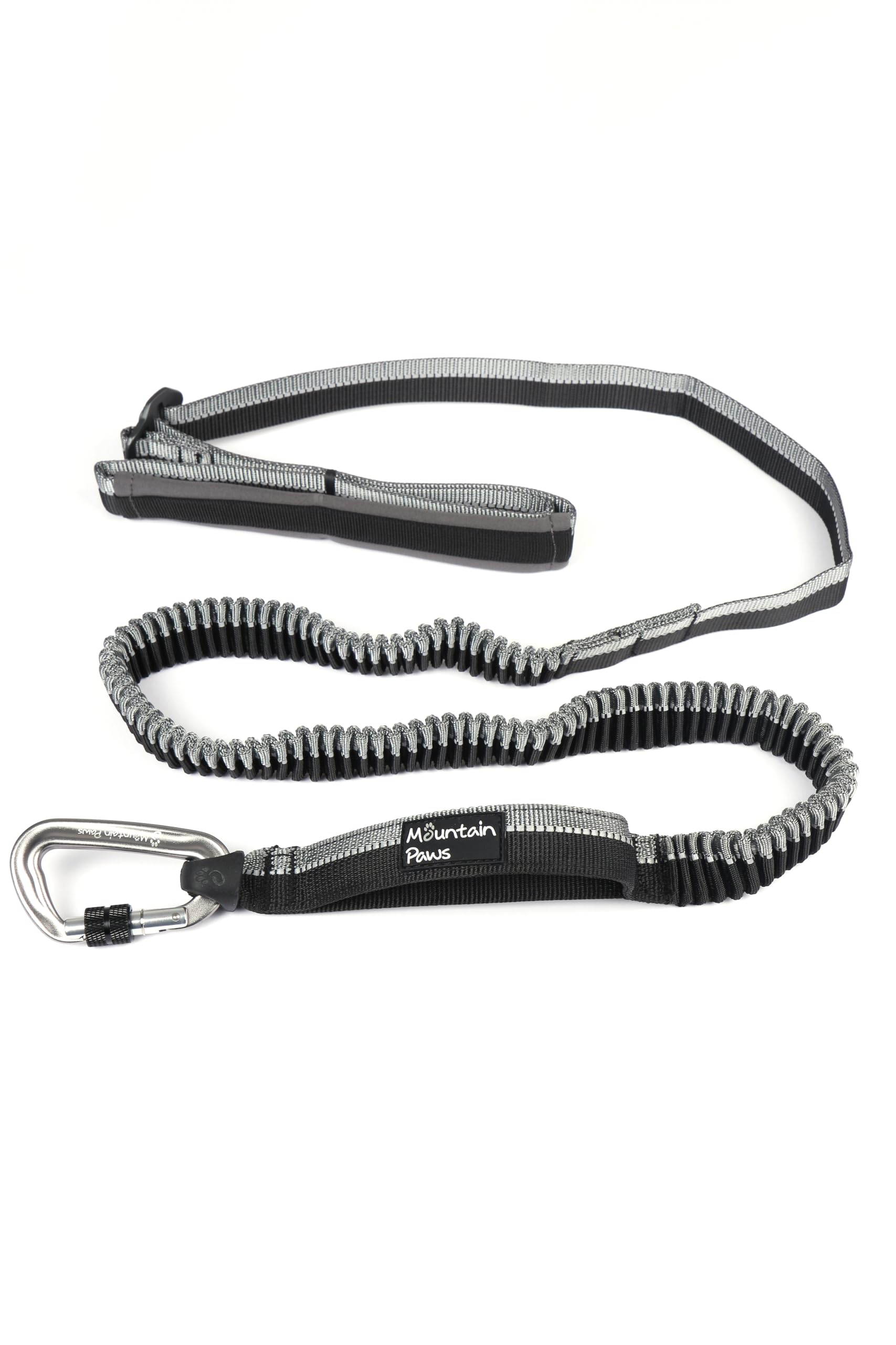 Mountain Paws Running Dog Lead | Hand-held Or Waist Mounted With Soft Grip Neoprene Handle, 1.4 Metres