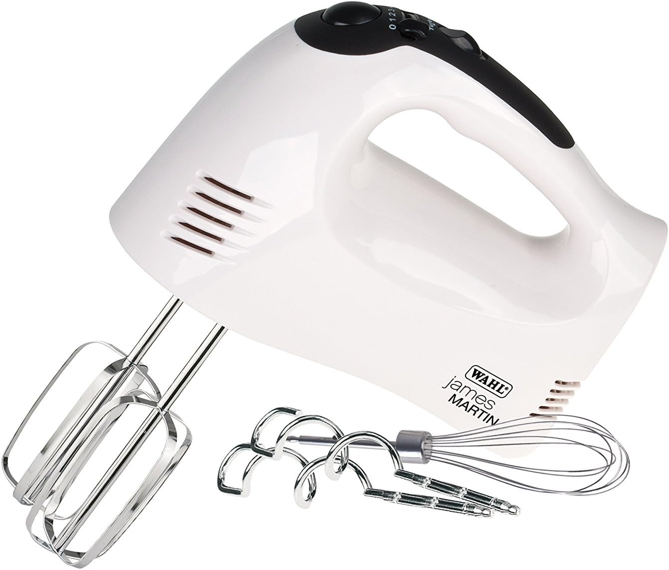 Wahl ZX822 James Martin Hand Mixer, Electric Whisk with Dough Hooks and