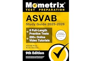 ASVAB Study Guide 2025-2026 - 5 Full-Length Practice Tests, 200+ Online Video Tutorials, ASVAB Prep Book Secrets: [Human Authored Certified]