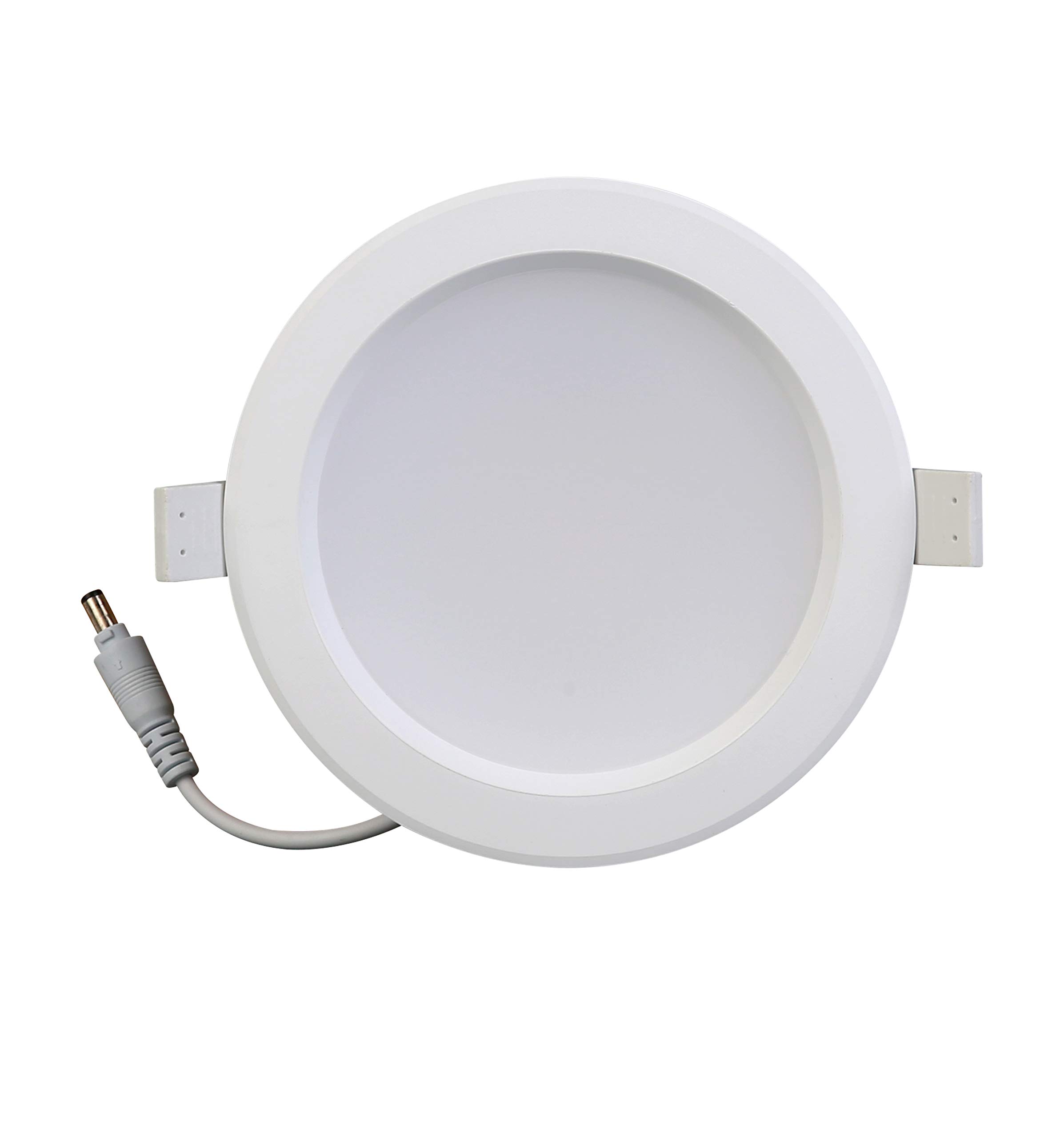 Luceco Carbon LED Downlight for Ceilings, 14.5 cm, 11 W, Standard Driver, White