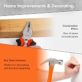 VonHaus 120pc Tool Kit with Carry Case – Hand Tools, Tape Measure, Torch, Hex view 6