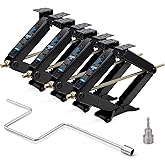 Kohree 9500lbs RV Stabilizer Jacks for RV Travel Trailer Camper, Set of 4, Heavy Duty Scissor Jacks Kit with Crank Handle and