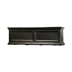 Mayne Fairfield 5822B Window Box Planter, 3-Foot, Black