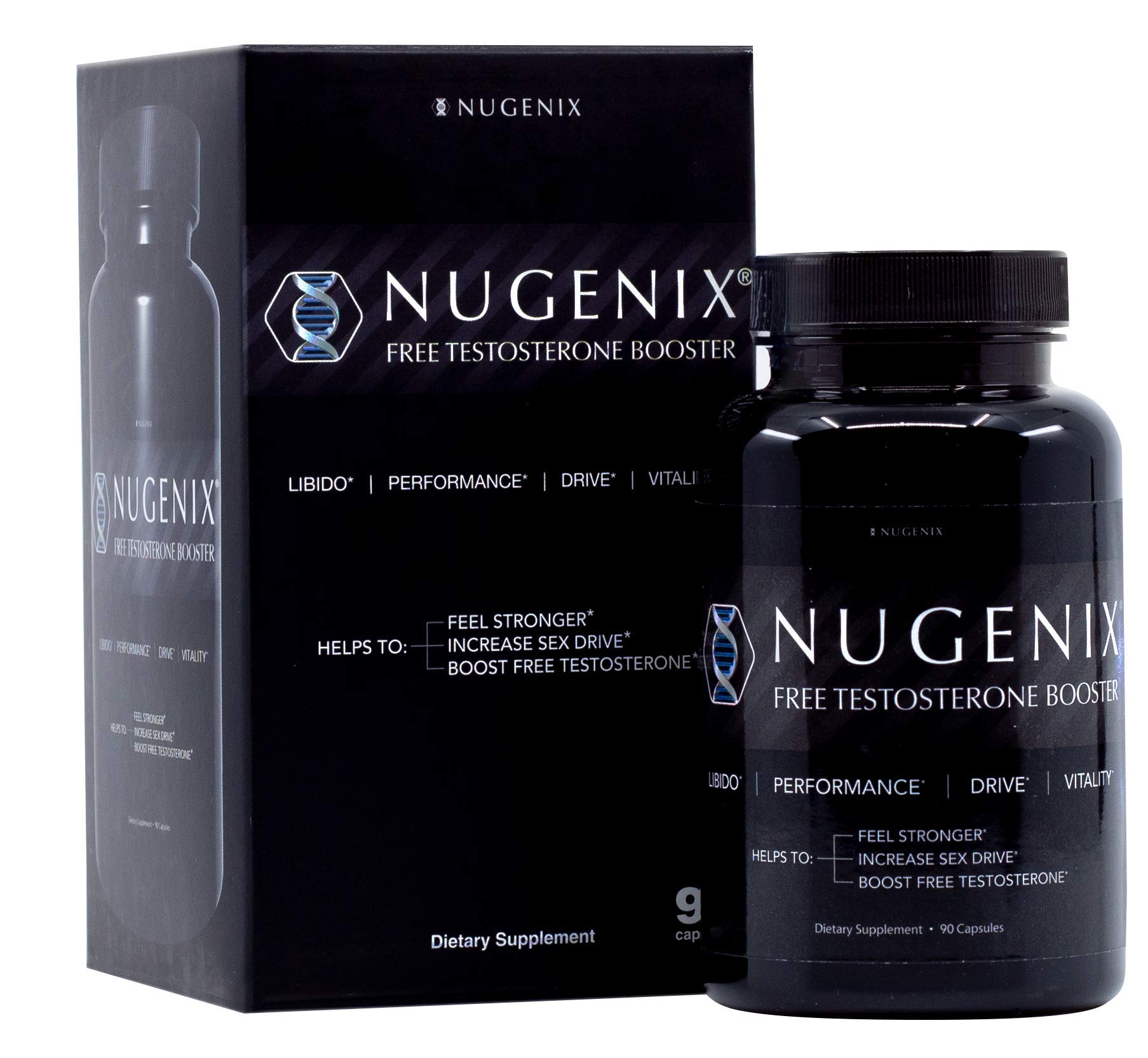 Nugenix Free Testosterone Booster for Men Clinically Dosed 90 Count Exp