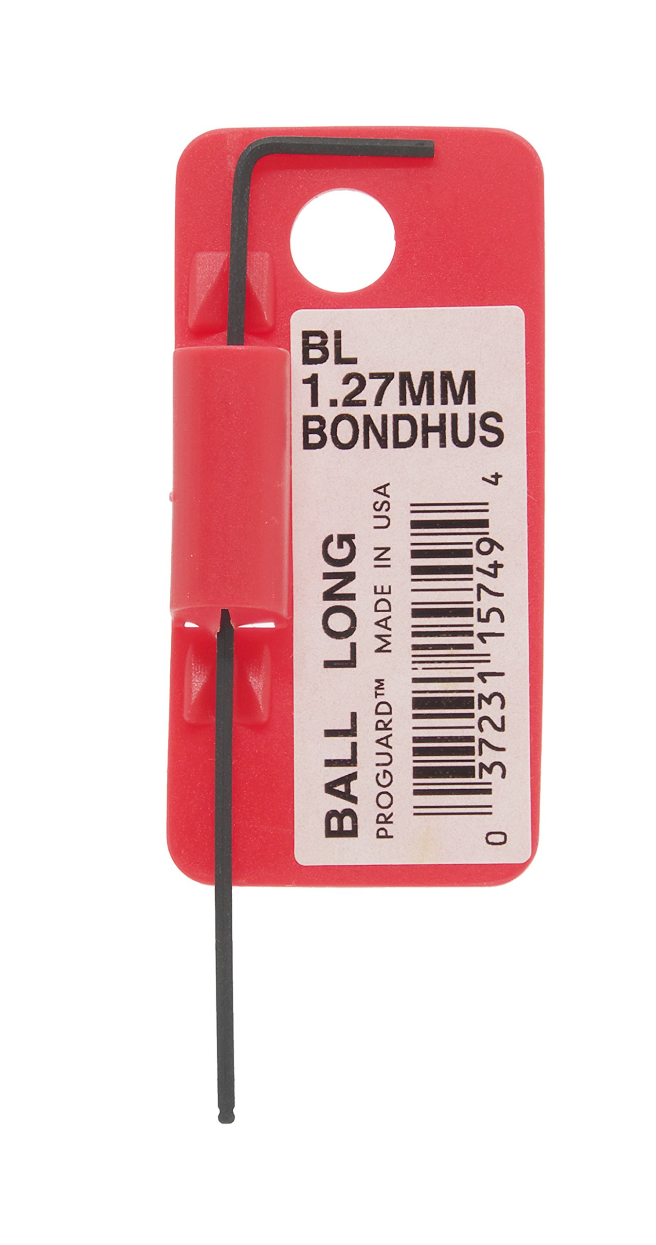 Bondhus 15749 BL1.27 Barcoded Ballwrench 1.27mm, Black