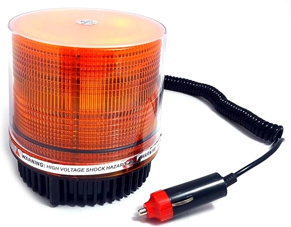 Amazon Maximaselect パトランプ ストロボ フラッシュ アンドン 回転灯 警告灯 マグネット Led 72連 12v 24v シガーソケット オレンジ アンバー 動作確認済み クリアランスランプ 車 バイク