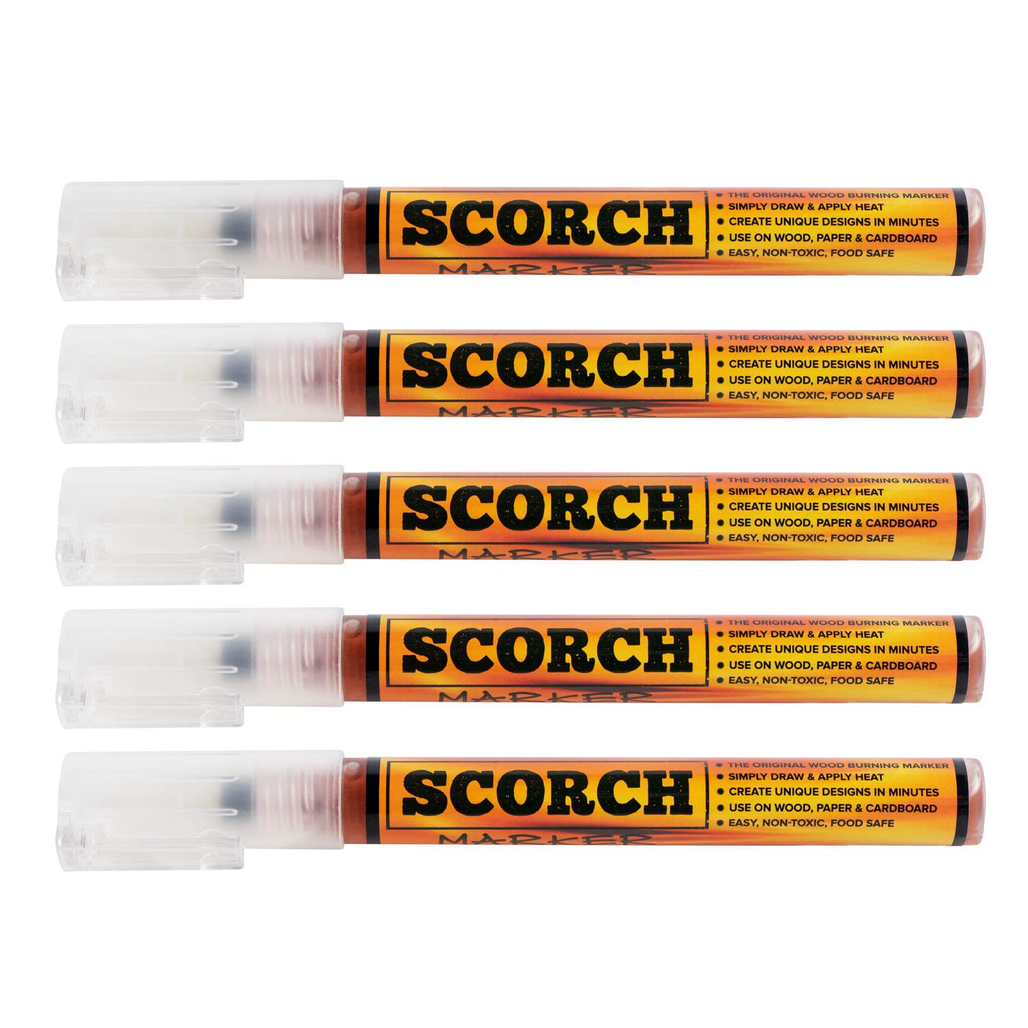 Scorch Marker Chemical Woodburning Pen for DIY Projects, Fine Tip