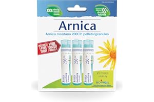Boiron Arnica montana 200ch.Homeopathic medicine 3 tubes (4g each tube)