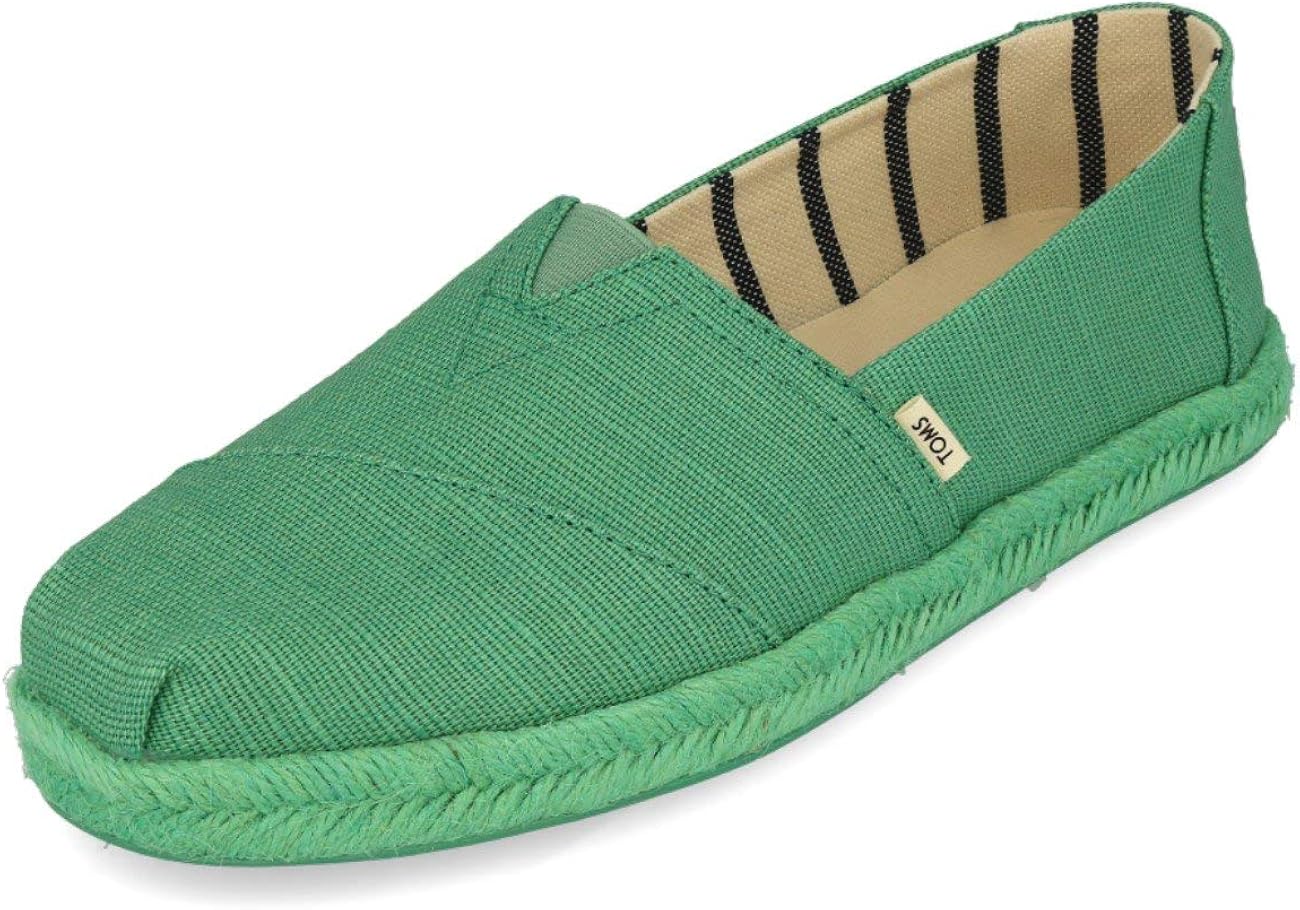 TOMS Women's Alpargata Winter Green Espadrilles Amazon.co.uk Shoes & Bags