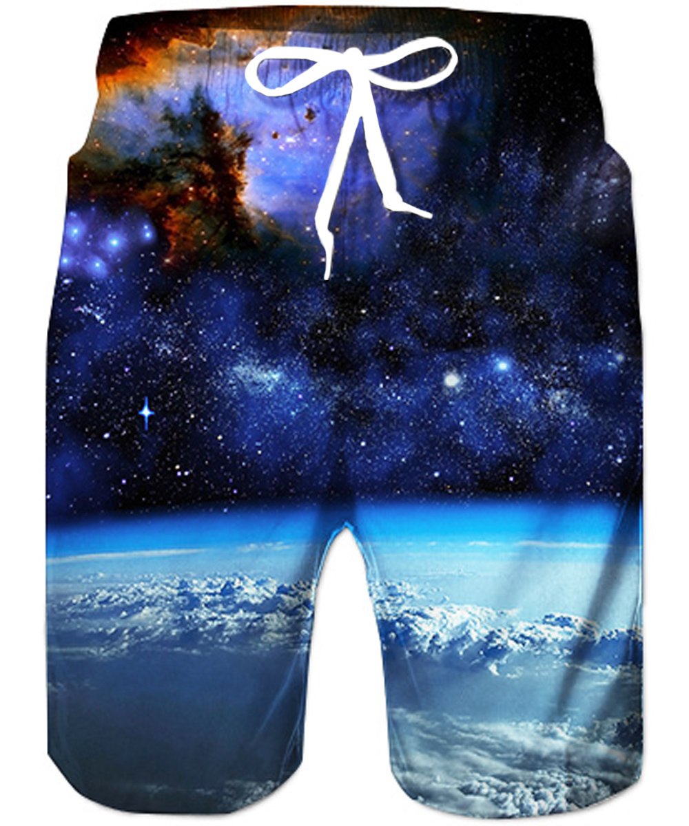 TUONROAD Costume da Bagno Uomo, Pantaloncini uomo estate nuotare tronchi veloce spiaggia asciutta S-XL