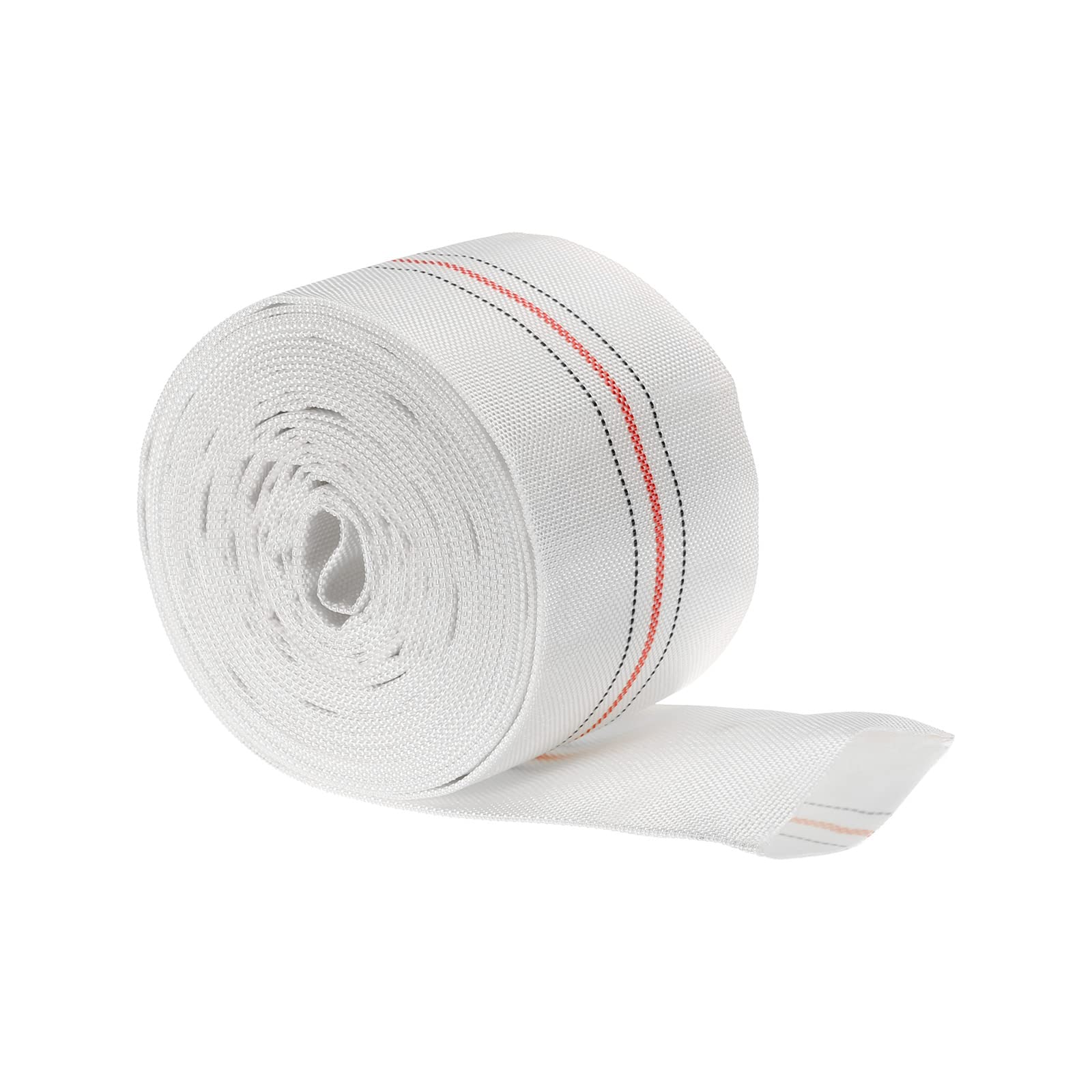 PATIKIL 65mm ID 25ft Lightweight Backwash Hose Lay Flat Reinforced Discharge PVC Hose 0.8MPa for Swimming Pool