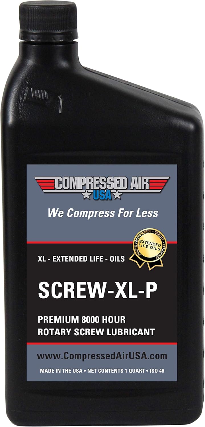 CompressedAirUSA Extended Life Oils XL Premium 8000 Hour Rotary Screw