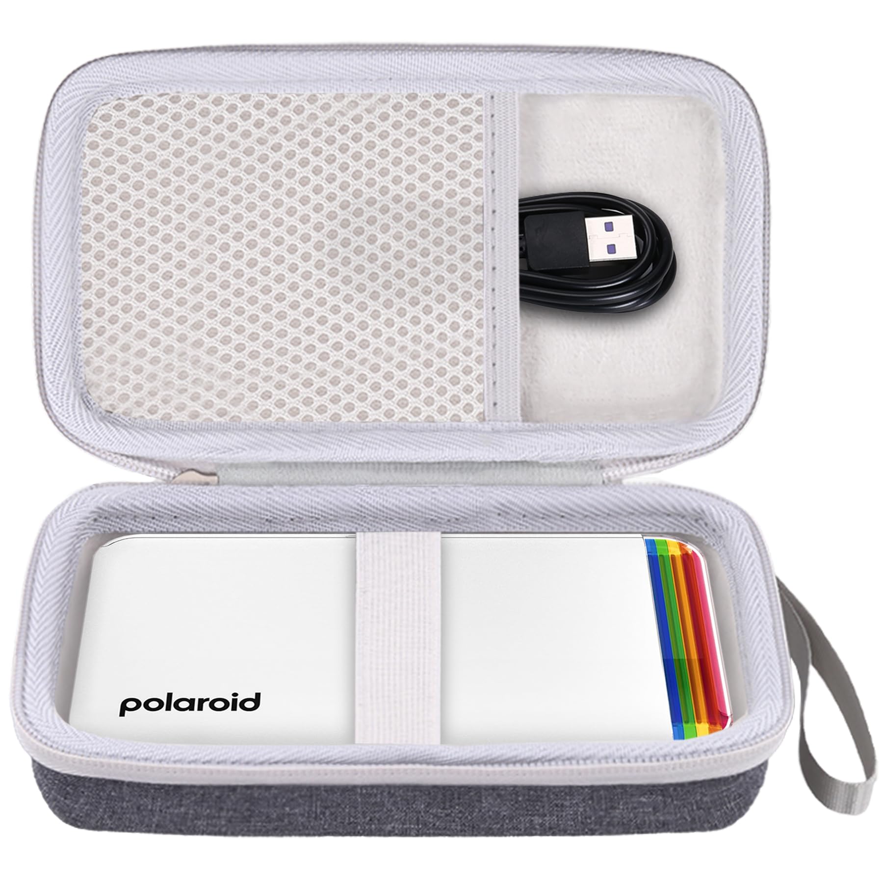 Khanka for Polaroid Hi-Print - 2nd Generation/Polaroid Hi-Print 2x3 Pocket Photo Printer Hard Carrying Case with Carry Handle,Case Only