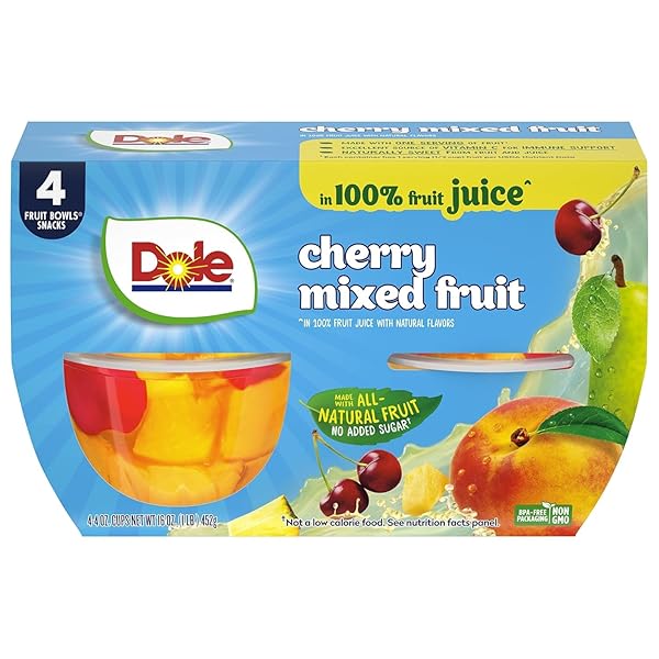 DOLE CHERRY MIXED FRUIT IN 100% JUICE –...