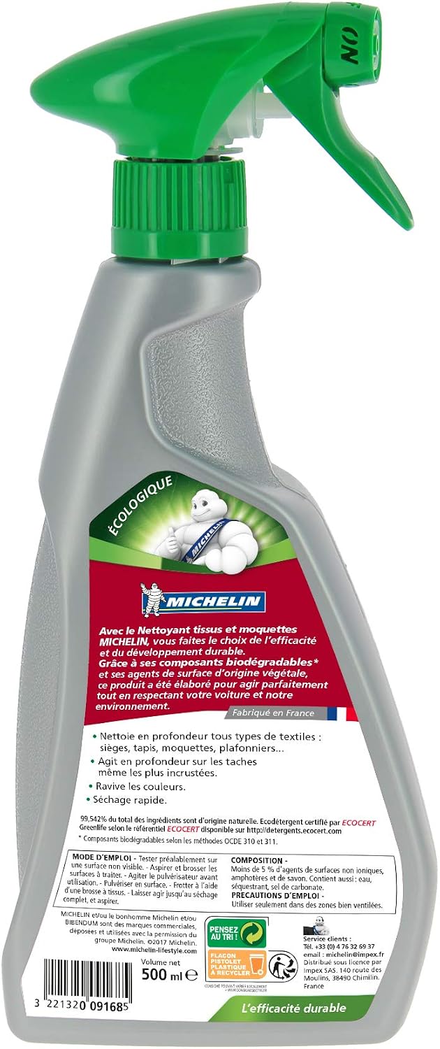 Michelin Eco-Friendly 009168 Textile Cleaner 500 ml, 500 ml (Pack of 1) - Image 4