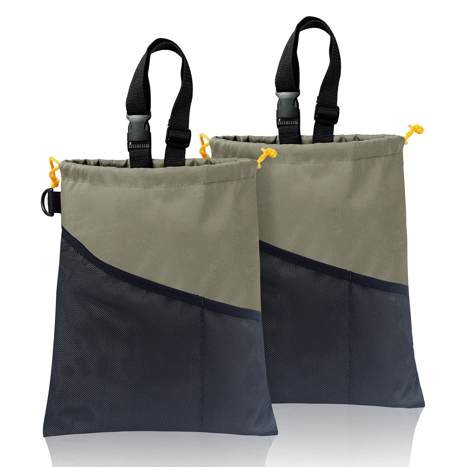Photo 1 of GNEGNI 2PCS Car Garbage Can, Hanging Car Trash Bag with Waterproof Leakproof Lining