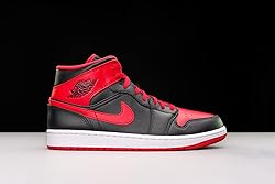 Nike Jordan Nike Air 1 Mid Men's Shoes Black/Fire