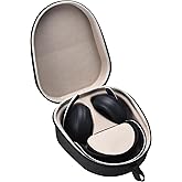 Hzycwgone Travel Case for PlayStation Pulse Elite Wireless Headset,Portable Carrying Cover Storage Bag for PS5 Pulse Elite Cable Adapter Accessories(Black)