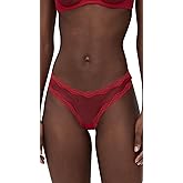 Fleur du Mal Women's Sheer Tulle Thong
