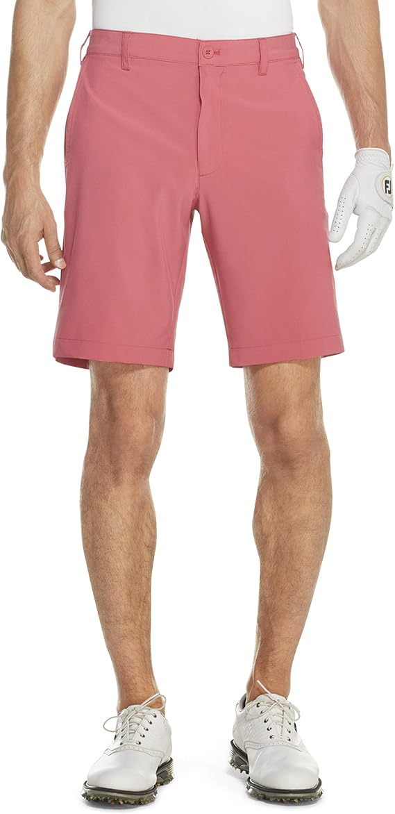 IZOD Men's Golf Swingflex Flat Front Short at Amazon Men’s Clothing store