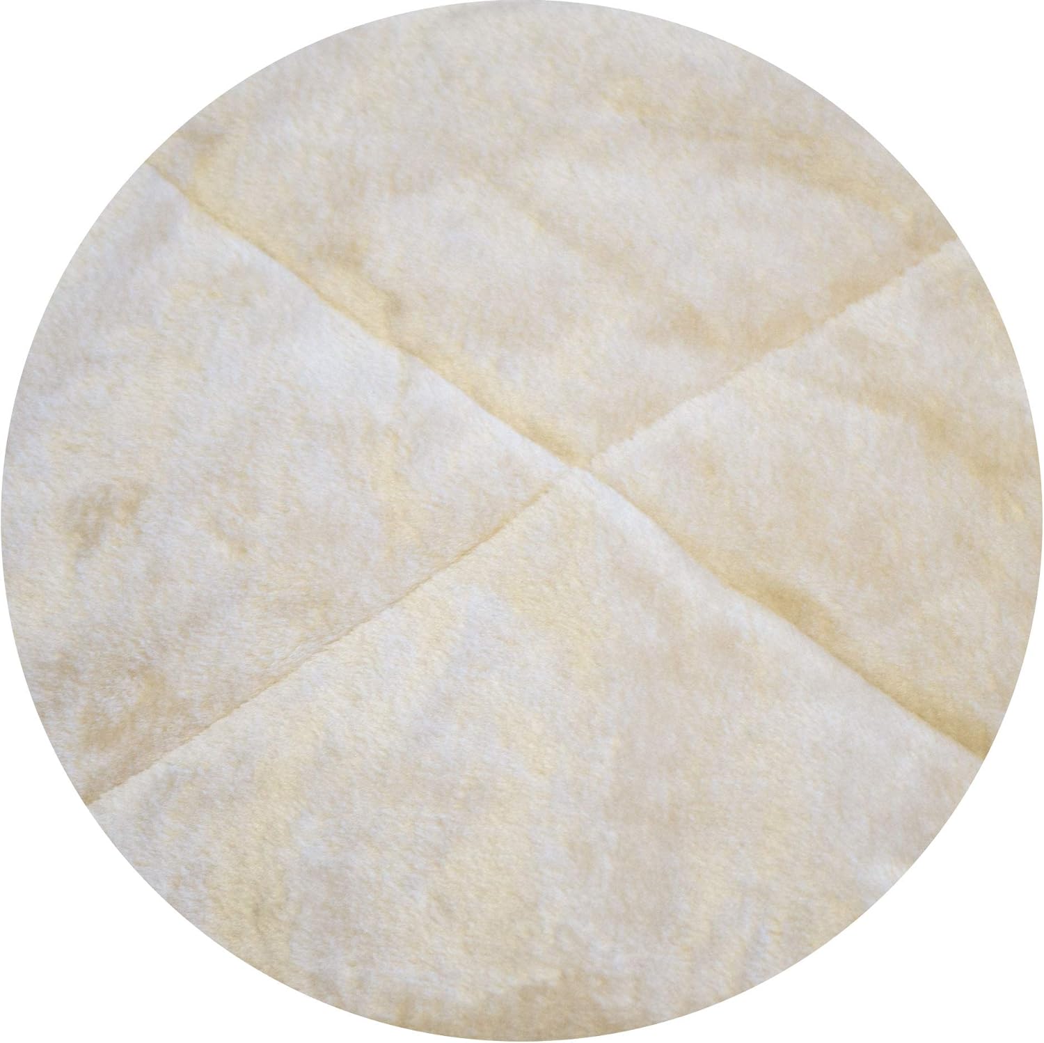 Furhaven Pet Dog Bed Heating Pad - ThermaNAP Quilted Faux Fur Insulated Thermal Self-Warming Pet Bed Pad for Dogs and Cats, Cream, Small : Pet Supplies