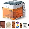 WAINLUX K10 3W Laser Engraver Machine, Mini Laser Engraving Machine for Wood Leather Silicone Paper Glass Acrylic Cloth, Grabadora Láser, Engraver Laser Class1