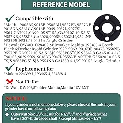 Relioky 5/8"-11 Angle Grinder Nut*6 & Angle Grinder