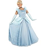 Disney Premium Cinderella Dress Costume for Women | Adult Disney Princess Blue Ball Gown Cosplay Outfit