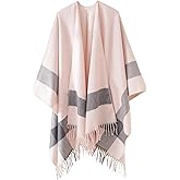 FINIZO Women's Shawl Wrap Ponchos Cape Cardigan Sweater Open Front for Gifts
