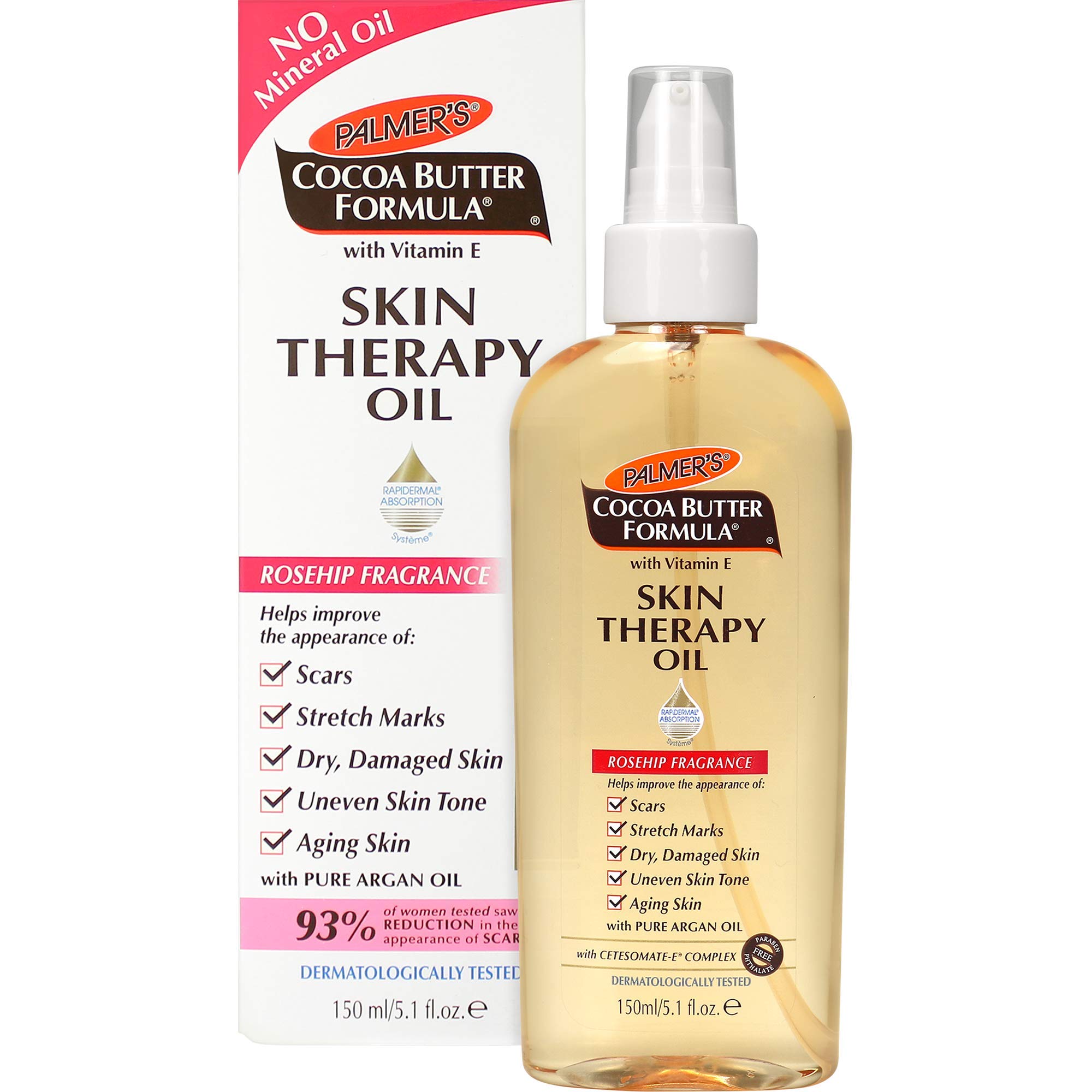 palmer's cocoa butter formula skin therapy moisturizing body oil with vitamin e