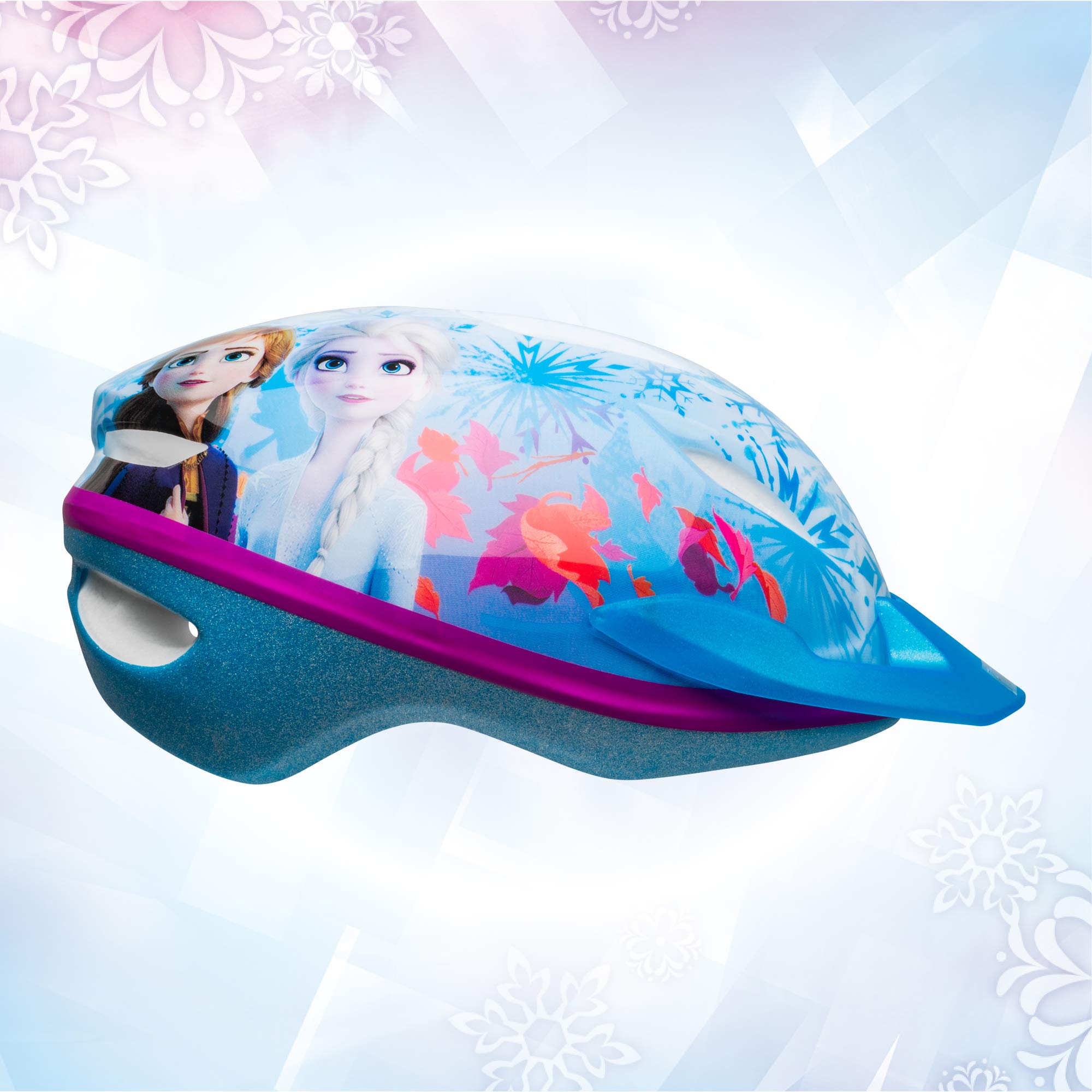 BELL Disney Frozen 2 Snowflakes Child Bike Helmet, Child (5-8 yrs.) (7120069)