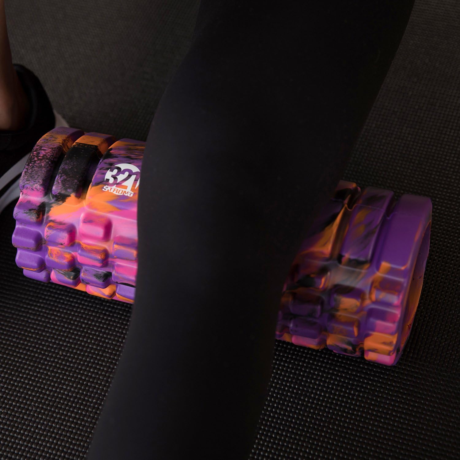 321 STRONG Foam Roller - Medium Density Deep Tissue Massager - Muscle Massage + Myofascial Trigger Point Release - Includes 4K eBook - Sunrise: Sports & Outdoors