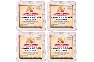 Gardner's Wisconsin Cheese, Artisan Cheese 4 Packs (Smokey Bacon Cheddar) (6 Ounces Per Block) - Artisan Cheese Made in Wisconsin, Perfect for Grilling, Barbecues, and Holidays!