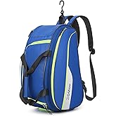 G4Free 2-in-1 Pickleball Bag Pickleball Backpack Pickle Ball Bag Holds 4+ Paddles for Women & Men with Fence Hook Thermal Insulation Compartment