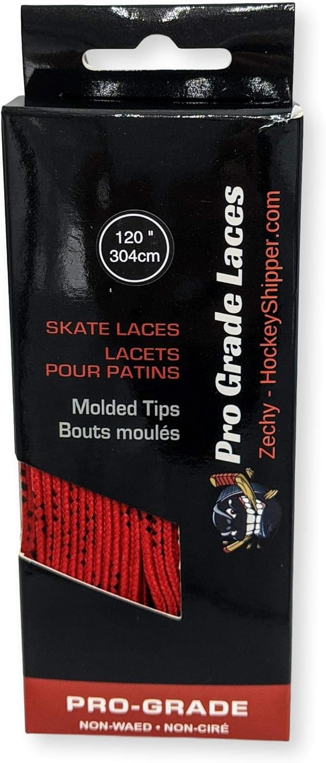 zechy Hockey Laces Unwaxed - Non Waxed Hockey Skate Laces - One Pair - Sizes (72, 84, 96, 108, 120, 130) : Sports & Outdoors