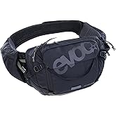 EBOK Hip Pack Pro Waist Bag, Black, 3L | EVOC Hip Pack Pro 3L Black with Ventiflap &amp; Safety Bottle Holder